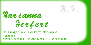 marianna herfert business card